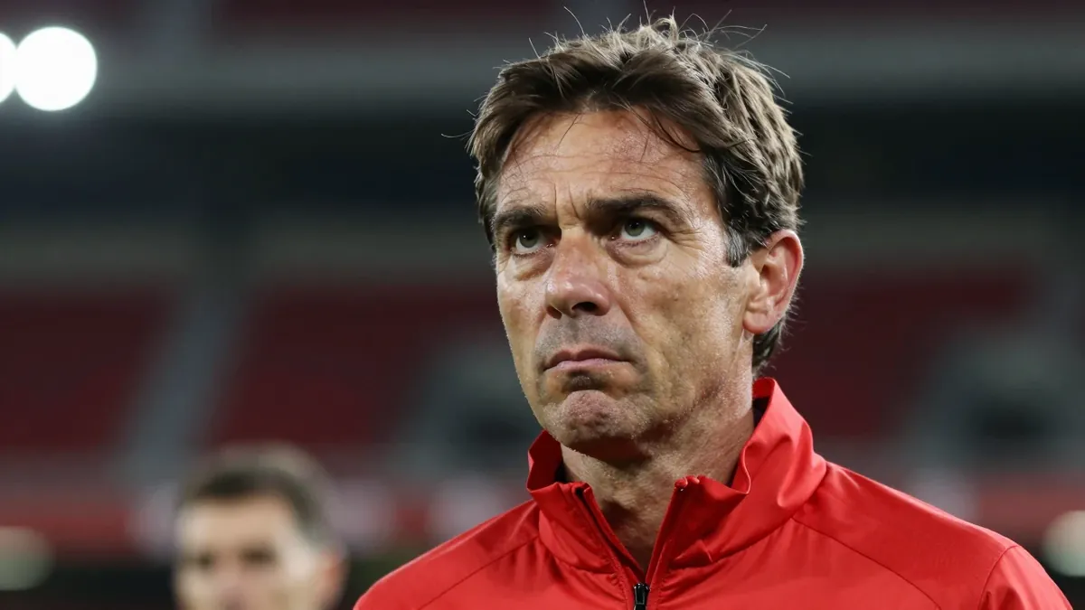 Pierre Sage says Crystal Palace's transfer window was chaotic, with a £40m profit but missed targets, as the team sits...